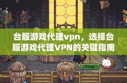 台服游戏代理vpn，选择台服游戏代理VPN的关键指南